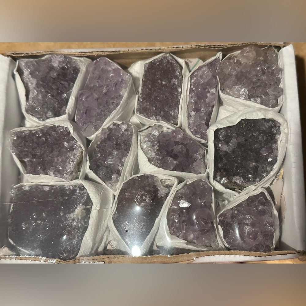 Amethyst Geode Crystal Clusters